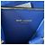 Borsa Tote Baby Monogram di Saint Laurent in pelle blu - vista 7