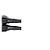As botas ankle chunky com zíper frontal em couro preto da The Row - vista 11