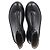 As botas ankle chunky com zíper frontal em couro preto da The Row - vista 2