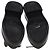 As botas ankle chunky com zíper frontal em couro preto da The Row - vista 6