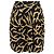 Falda Mini Impresa Clemy Ba&sh en Viscosa Negra Negro