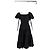 Abito midi off-the-shoulder in cotone nero della collezione Jason Wu - vista 4