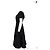 Abito midi off-the-shoulder in cotone nero della collezione Jason Wu - vista 5