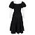 Abito midi off-the-shoulder in cotone nero della collezione Jason Wu - vista 6