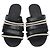 Timeless Chanel CC mocassini in pelle nera decorati con perle Nero - vista 5