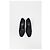 Timeless Chanel Interlocking CC skulptierte Absatzschuhe aus schwarzem Leder - Ansicht 12