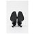 Timeless Chanel Interlocking CC skulptierte Absatzschuhe aus schwarzem Leder - Ansicht 13