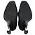Timeless Chanel Interlocking CC skulptierte Absatzschuhe aus schwarzem Leder - Ansicht 6