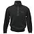 Schwarzer Wollpullover mit Balmain-Logo und verdrehten Knöpfen