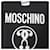 Schwarzer Baumwollpullover mit Moschino Fragezeichen-Print - Ansicht 5