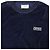 Ami Crewneck Pullover aus marineblauem Samt - Ansicht 5