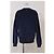 Ami Crewneck Pullover aus marineblauem Samt - Ansicht 8