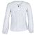 Top a maniche lunghe Zimmermann Iris in ricamo inglese in lino azzurro Blu Blu chiaro - vista 3