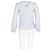 Top a maniche lunghe Zimmermann Iris in ricamo inglese in lino azzurro Blu Blu chiaro - vista 6