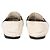 Timeless Mocassini Chanel con logo CC intrecciato in pelle bianca Bianco - vista 3