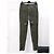 NWT Balmain Khaki Leather Slim Pants Sz.42 - view 3