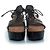 Chanel, Medium Gabrielle Tweed Umhängetasche Schwarz Blau - Ansicht 4