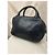 Borsa a mano Christian Dior Baby Dior in pelle blu navy - vista 20
