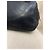 Borsa a mano Christian Dior Baby Dior in pelle blu navy - vista 3