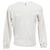 Felpa con collo rotondo stampata Brunello Cucinelli in cotone bianco - vista 3
