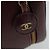 Pochette Vanity COCO Mark CHANEL Pelle Caviar Rosso Vino Oro CC Auth 95362 D'oro Bordò - vista 18