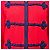 Autre Marque Set giacca e gonna vintage Collection Privée Rosso - vista 10