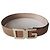 Dolce & Gabbana DOLCE&GABBANA PYTHON LEATHER BELT WITH DG BUCKLE. Light brown