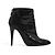 Stivaletti Walter Steiger EU37.5 Nero Paillettes e Seta UK4.5 US7