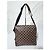Borsa Naviglio in tela Damier Ebene Louis Vuitton marrone - vista 14