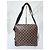 Borsa Naviglio in tela Damier Ebene Louis Vuitton marrone - vista 15