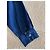 inconnue Camicia in cotone blu indaco - vista 12