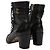 Botines JIMMY CHOO T.EU 37 Cuero Negro - vista 3