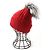 Moncler Wool Cashmere Fox Fur Knit Cap Red - view 5