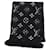 Bufanda Monogram Louis Vuitton Negro Plata Lienzo