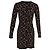 Vestido Mini de Punto Joanie de Temperley London en Viscosa con Estampado de Leopardo Marrón Castaño - vista 3