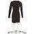 Vestido Mini de Punto Joanie de Temperley London en Viscosa con Estampado de Leopardo Marrón Castaño - vista 6