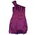 Vestido mini Armani Exchange morado oscuro