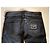 Jean Paul Gaultier Vaqueros de denim negro M - vista 9