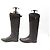 Hermès BOTAS CAVALERAS HERMES EVELYNE 36 CUERO Y SEDA MARRÓN Castaño - vista 2