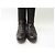 Hermès BOTAS CAVALERAS HERMES EVELYNE 36 CUERO Y SEDA MARRÓN Castaño - vista 4