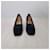 Yves Saint Laurent Schwarze Wildlederschuhe mit Absatz YSL  - Ansicht 6