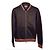 Navy Blaue Blumenmuster Bomberjacke Alexander Mcqueen Weiß Rot Marineblau - Ansicht 2