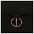 Borsa a mano Christian Dior in pelle nera e oro Auth 95744 Nero D'oro - vista 17