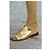 Sandali CHANEL T.EU 37.5 Pelle D'oro - vista 9