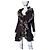 J.Crew Wollcardigan mit Fell Schwarz