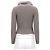 Grau gestrickter Pullover mit Reißverschluss von Max Mara Weekend - Ansicht 7