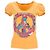 Camiseta de manga abullonada con estampado gráfico Love Moschino en algodón amarillo