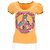 Camiseta de manga abullonada con estampado gráfico Love Moschino en algodón amarillo - vista 6
