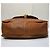 Borsa Chloé Medium Marcie in pelle di vitello grana marrone Rosso - vista 10