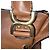 Borsa Chloé Medium Marcie in pelle di vitello grana marrone Rosso - vista 7